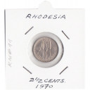 RHODESIA 2 1/2 Cents Q/Fdc 1970